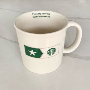 Starbucks 2013 Military Proudly Serving Those Who Serve 14 oz Mug coffee cup